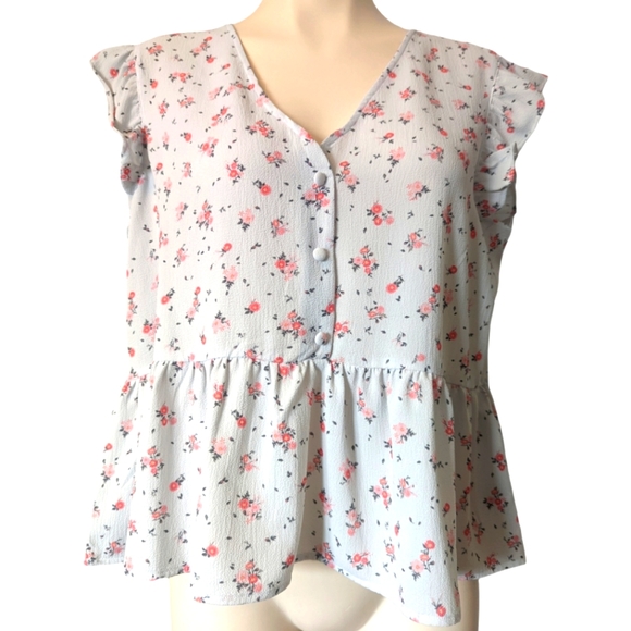 Women's | Floral Print Top | XL - Picture 1 of 7